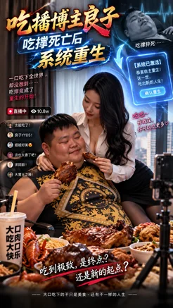 喫播良子撐死後系統重生豔遇多多